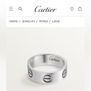 Cartier Love ring